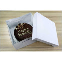 Boîte à Gâteau Carrée PME 25x25x15 Cm - Blanc, Carton Solide | Pour Livraison Ou Stockage