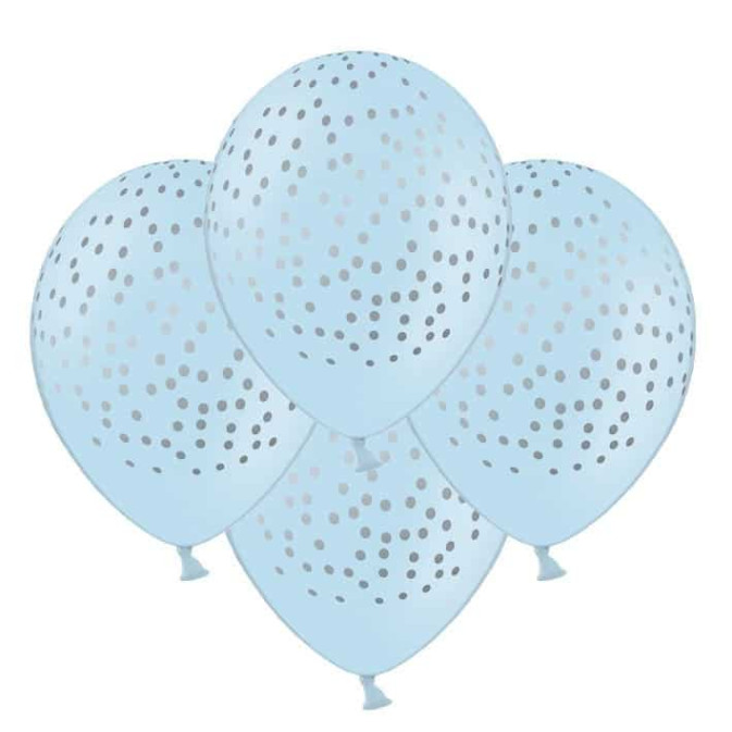 ballons-bleu-imprimes-pois