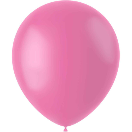 50-ballons-rose-mat-33-cm