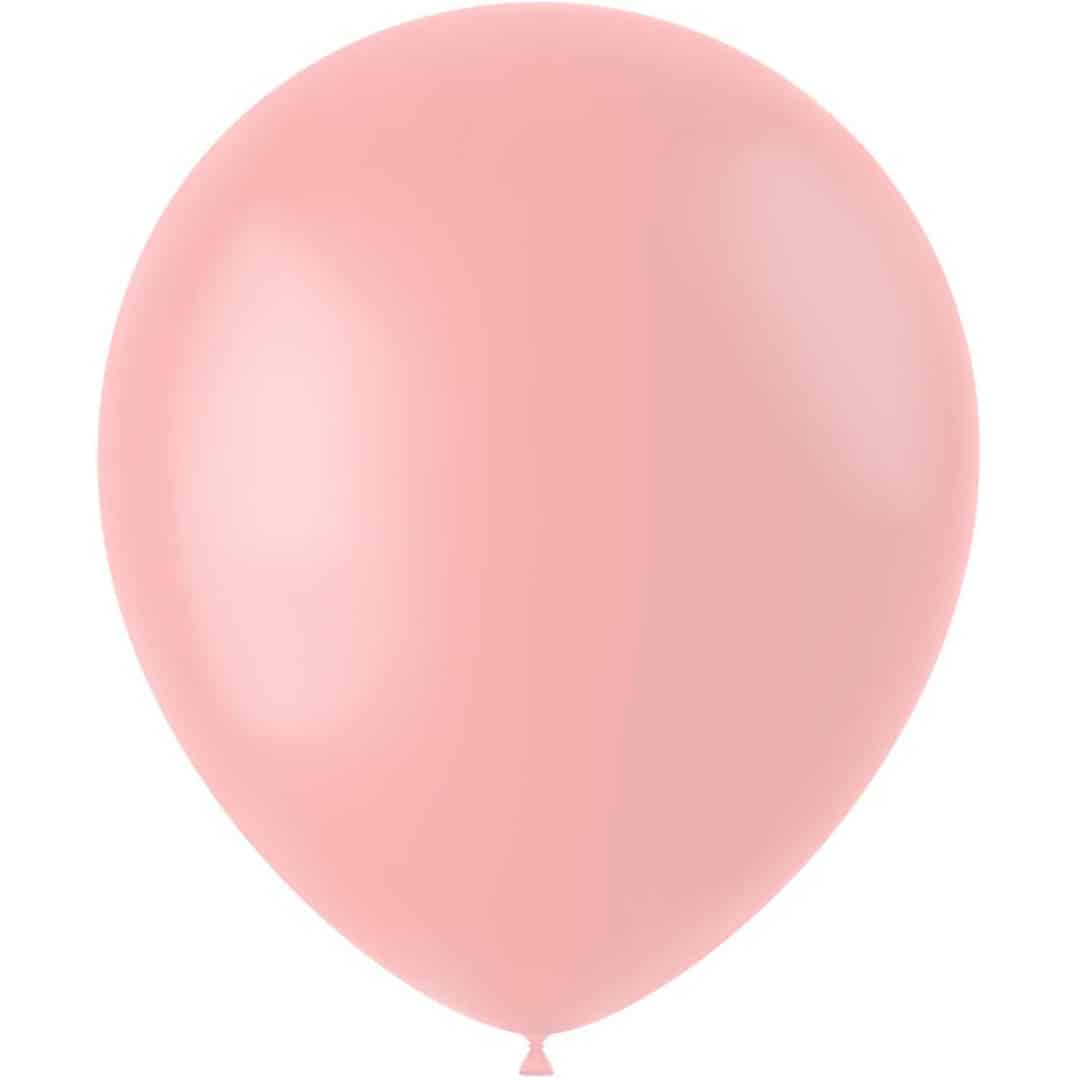 50-ballons-rose-poudre-mat-33-cm