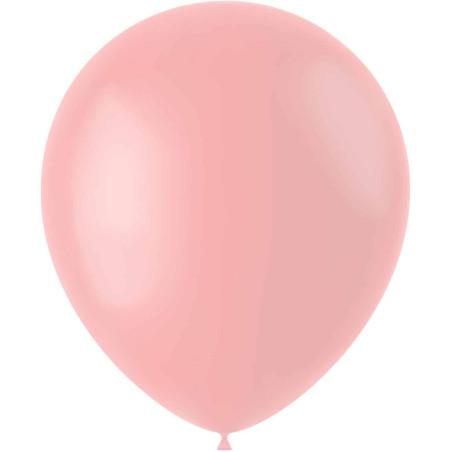 50-ballons-rose-poudre-mat-33-cm