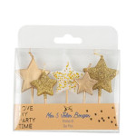 bougies-etoiles-dorees