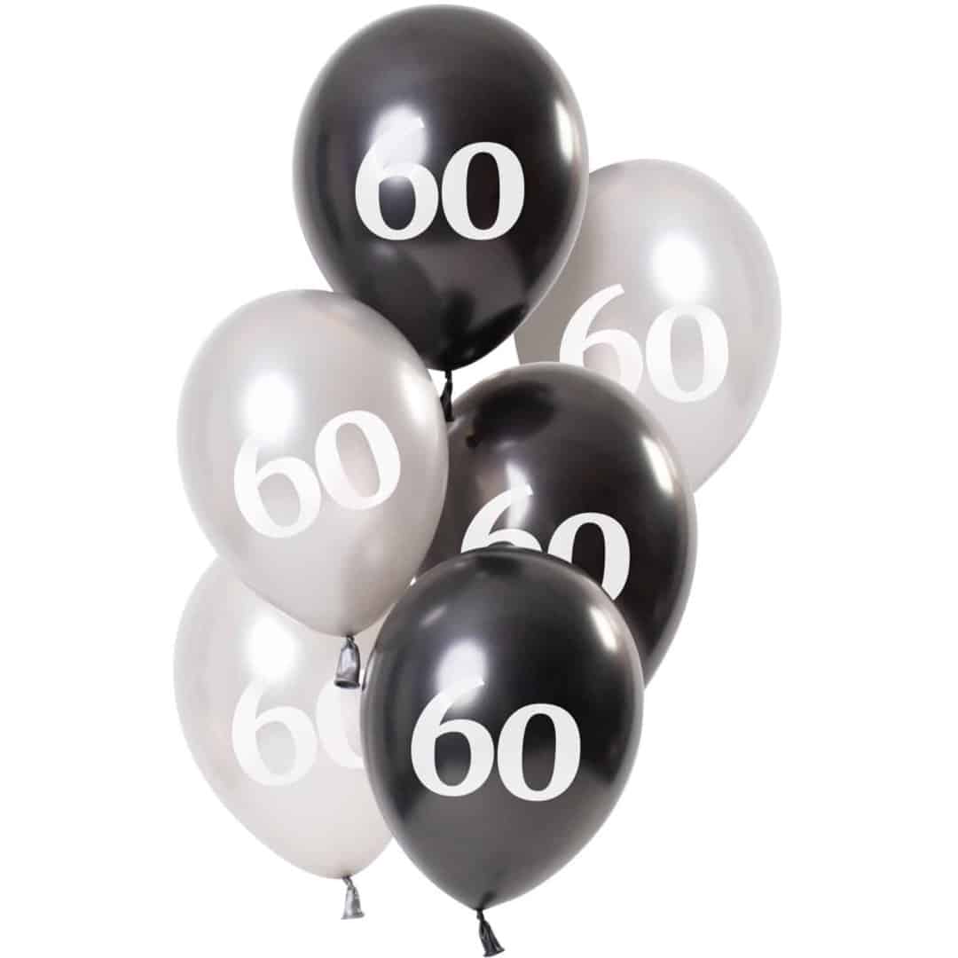 ballons-anniversaire-60-ans-noir-argent