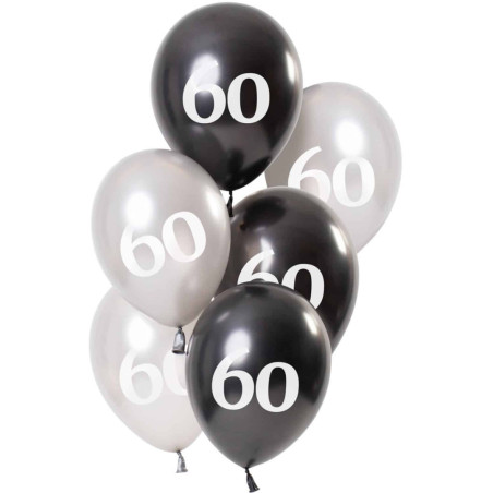 ballons-anniversaire-60-ans-noir-argent