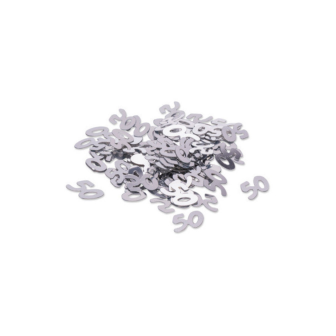 confettis-de-table-50-ans-argent