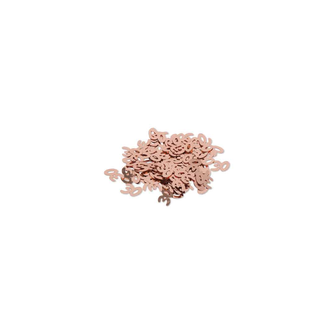 confettis-de-table-30-ans-rose-gold