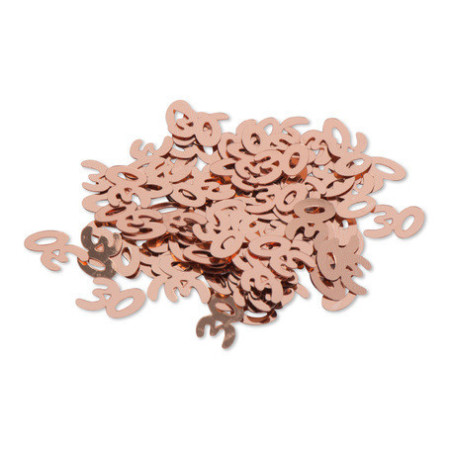 confettis-de-table-30-ans-rose-gold