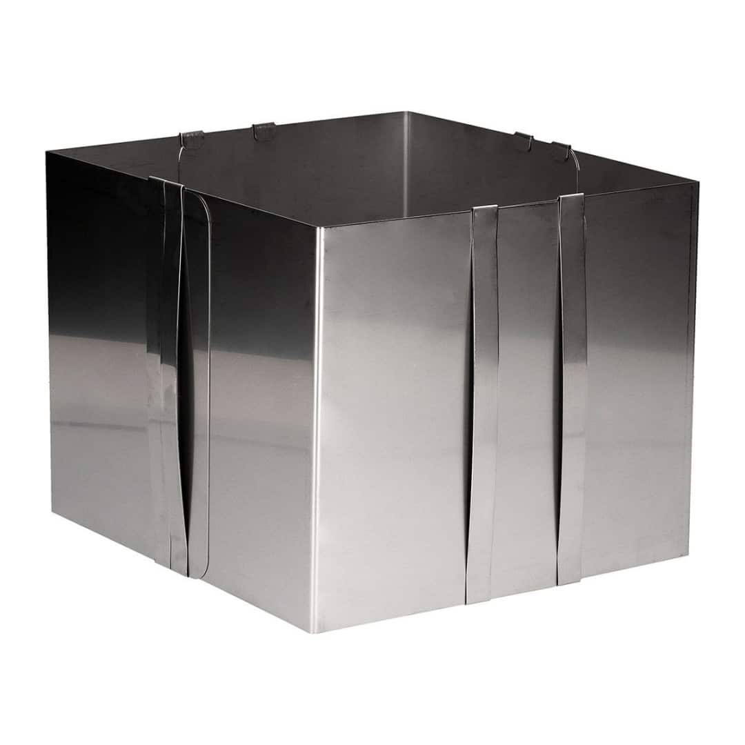 Domeilleur 3 pcs Cercle a Patisserie 20 23 26 cm, Cae Patissier Rond INOX Argent