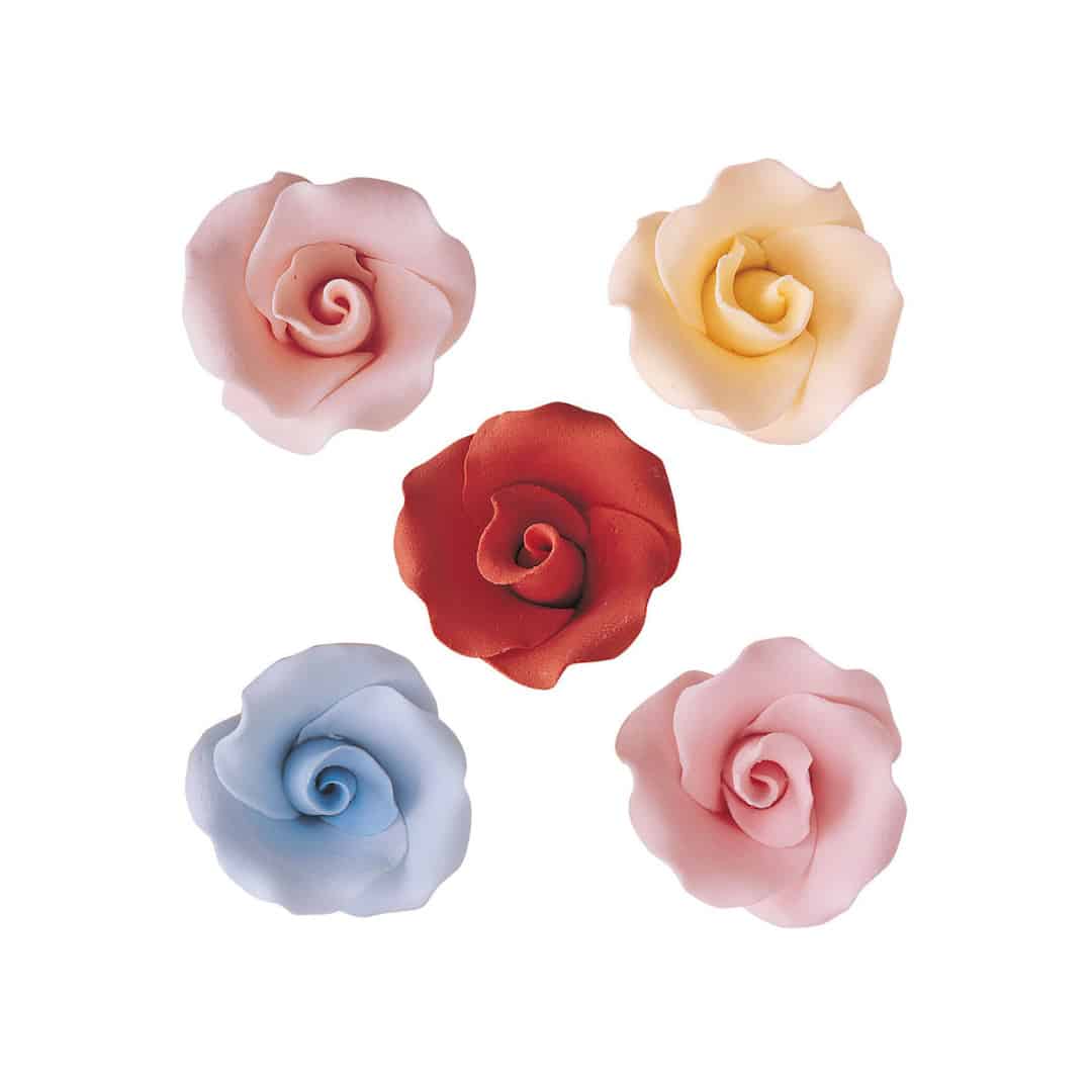 36-roses-en-sucre-4-cm
