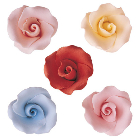 36-roses-en-sucre-4-cm