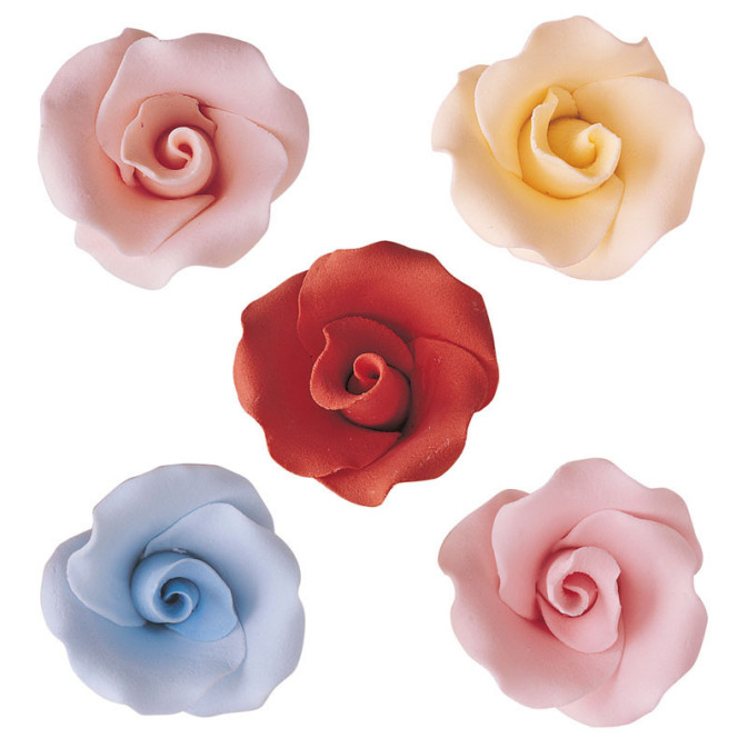 36-roses-en-sucre-4-cm