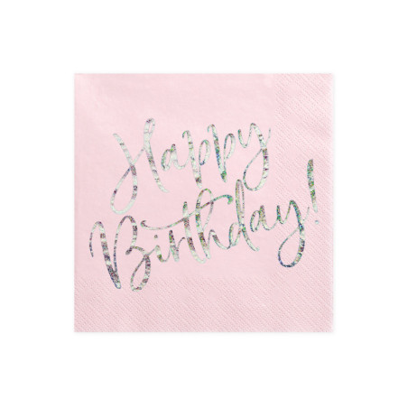 20-serviettes-anniversaire-rose-happy-birthday