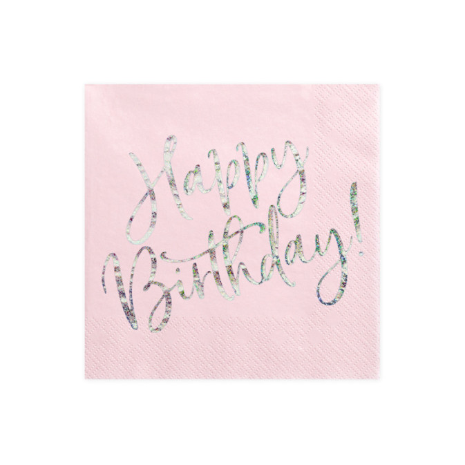 20-serviettes-anniversaire-rose-happy-birthday