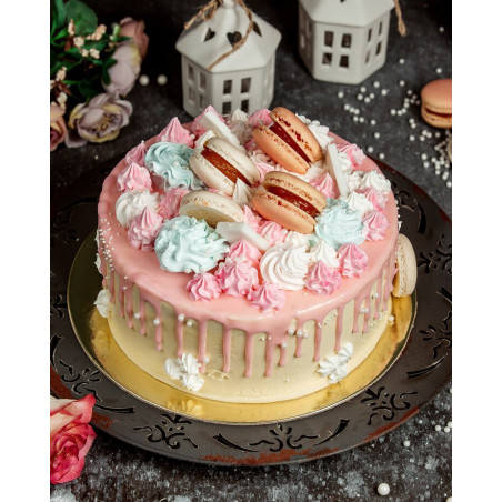 drip-cake-rose-cake-design