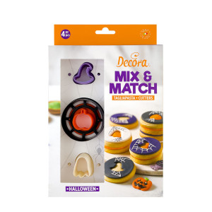 Lot De 10 Emporte-pièces Halloween En Acier Inoxydable - Citrouille, Fantôme, Chauve-souris, Chat, Etc.