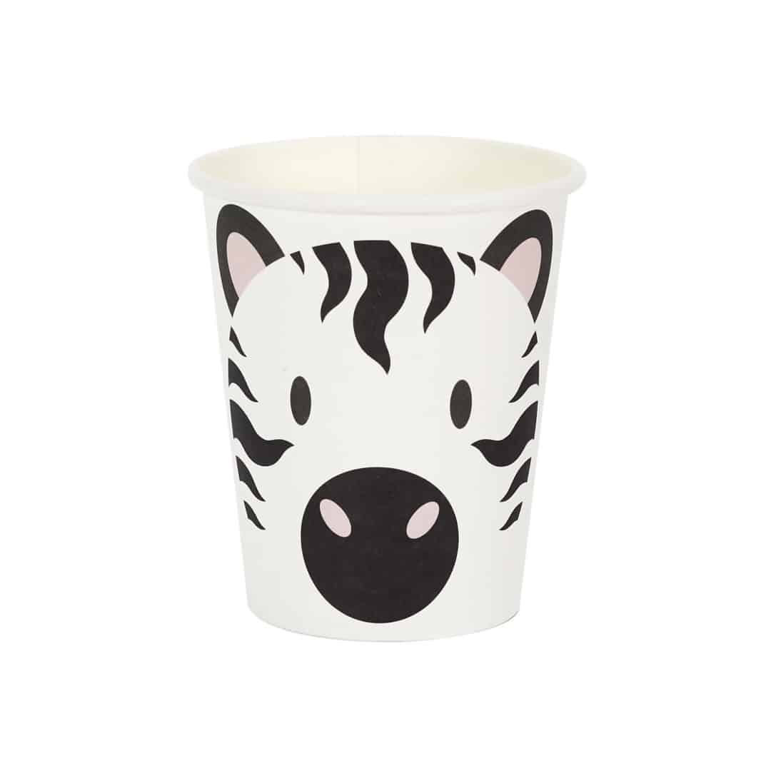 6-gobelets-carton-savane-zebre