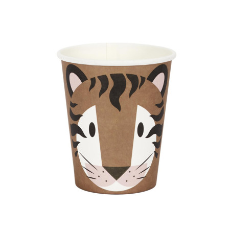 6-gobelets-anniversaire-savane-tigre