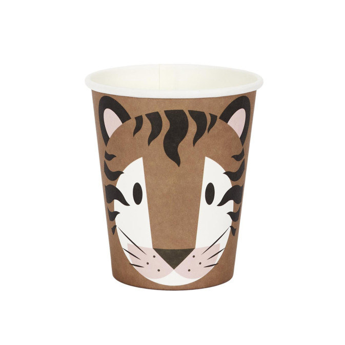6-gobelets-anniversaire-savane-tigre