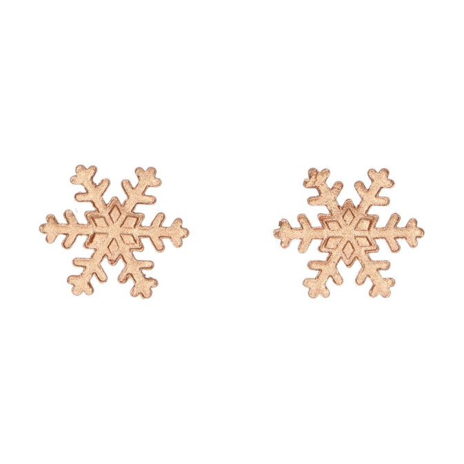 decor-flocons-bronze-en-sucre-pour-buche-de-noel