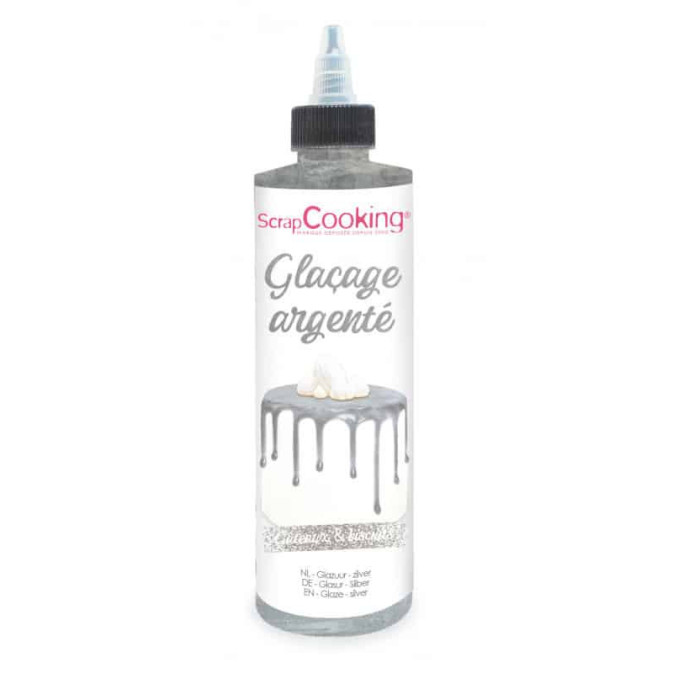 glacage-drip-cake-argent-