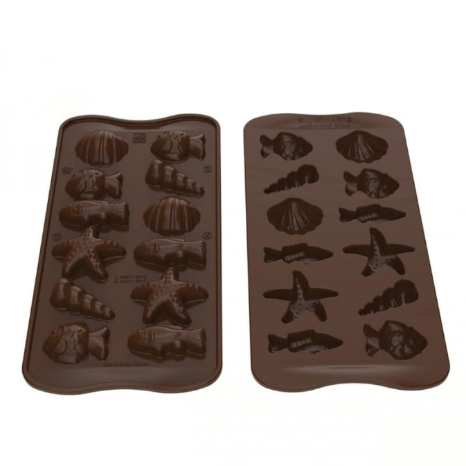 moule en silicone pour friture en chocolat