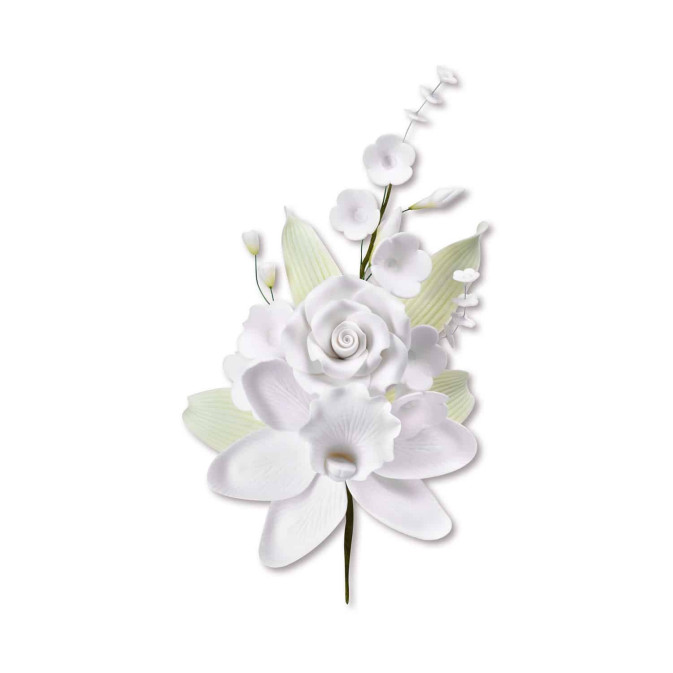 branche-de-fleurs-blanches-en-pastillage