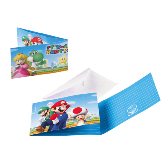 cartes-invitation-super-mario