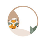 Photo comestible Renard à personnaliser 20 cm