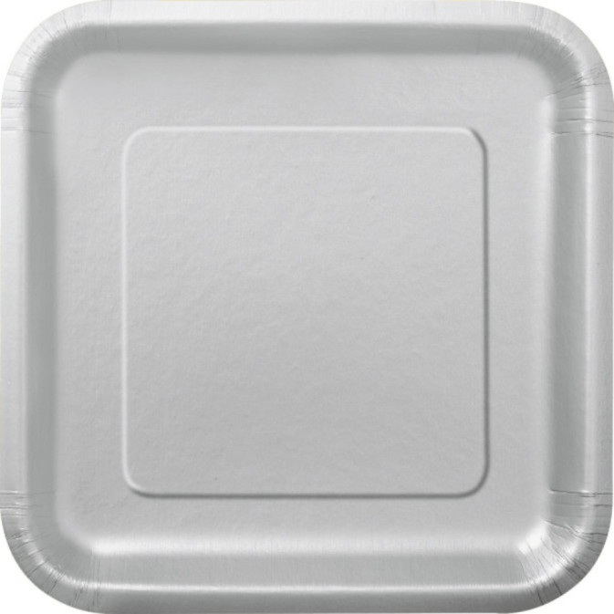 assiettes-carton-carrees-argent