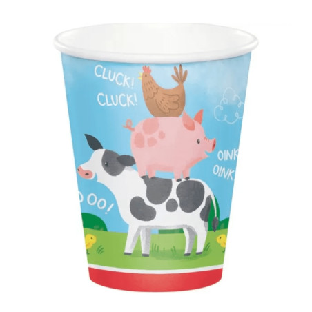 gobelet animaux de la ferme
