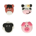 sujets en sucre animaux de la ferme