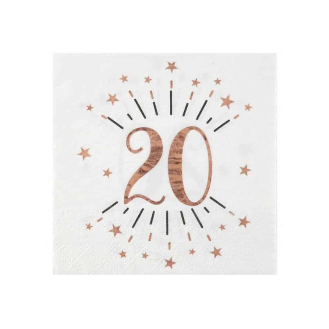 serviettes-20-ans-rose-gold