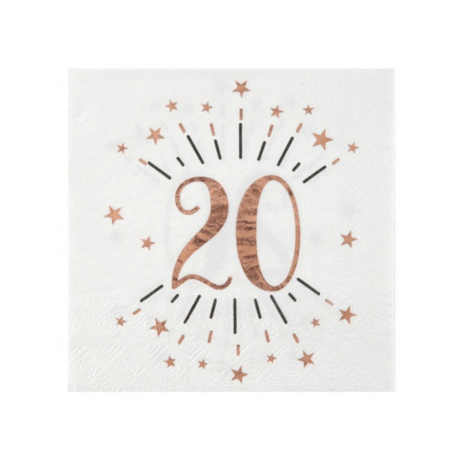 serviettes-20-ans-rose-gold