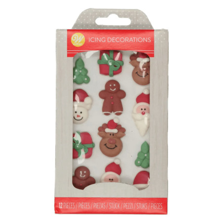 sujets de noel en sucre wilton