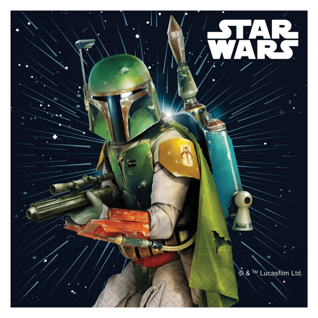 thumbnail image 2 of Star Wars Party Napkins – 20 Pack Galaxy Birthday Napkins With Stormtrooper & Jedi 2 of 6