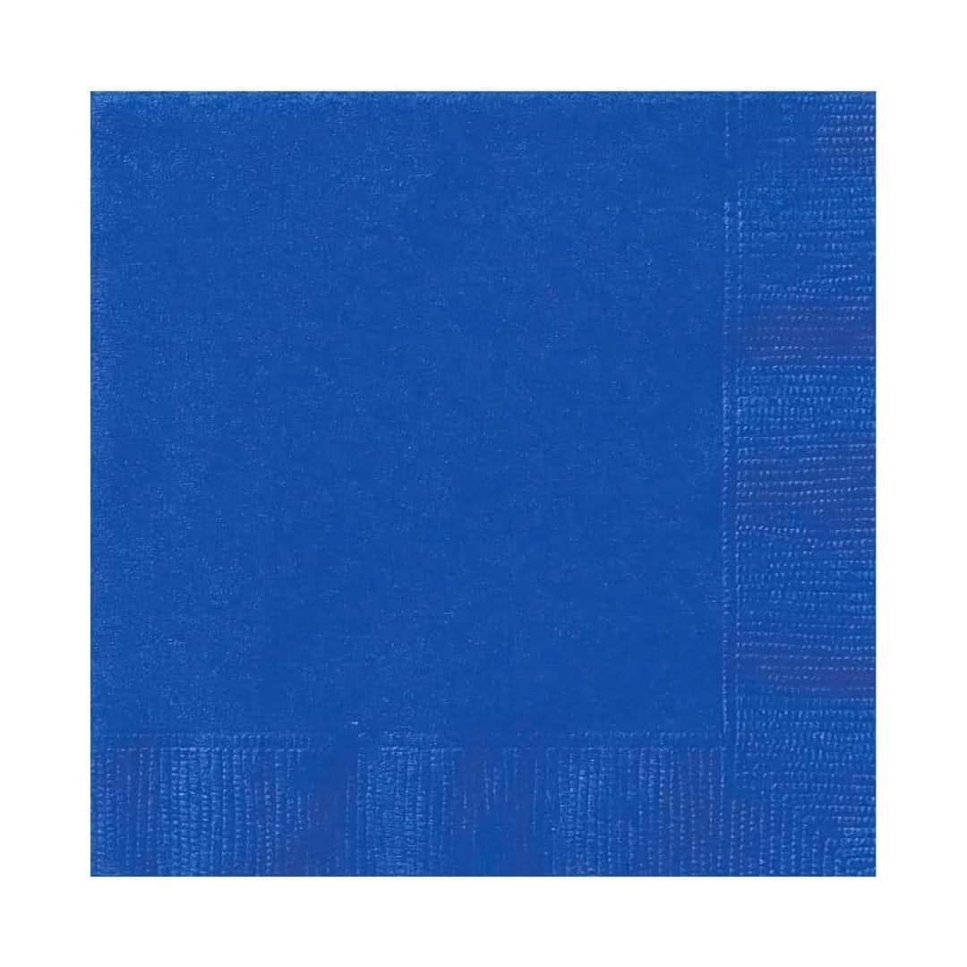 serviette bleu royal