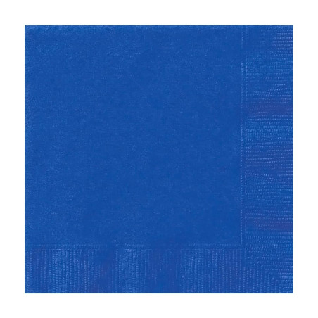 serviette bleu royal