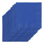 pack de serviettes bleus royales