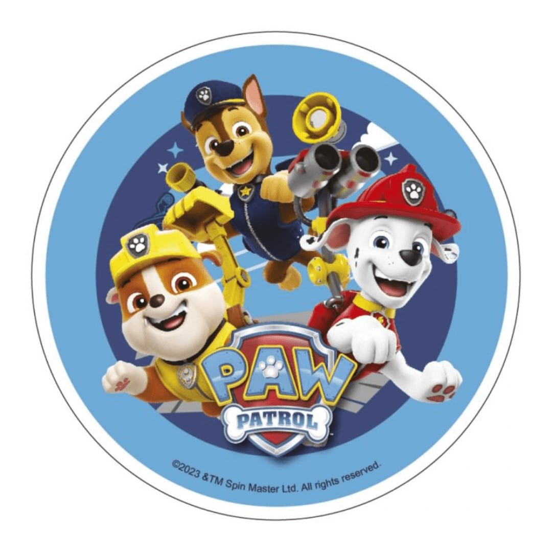 disque pour gateau pat patrouille