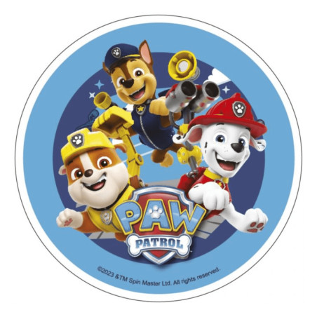 disque pour gateau pat patrouille