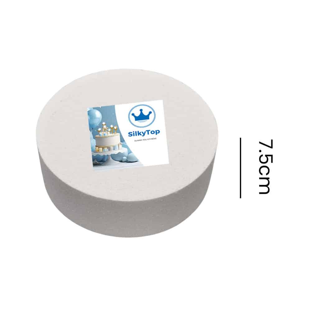 dummy cake silkytop rond 7.5cm de hauteur