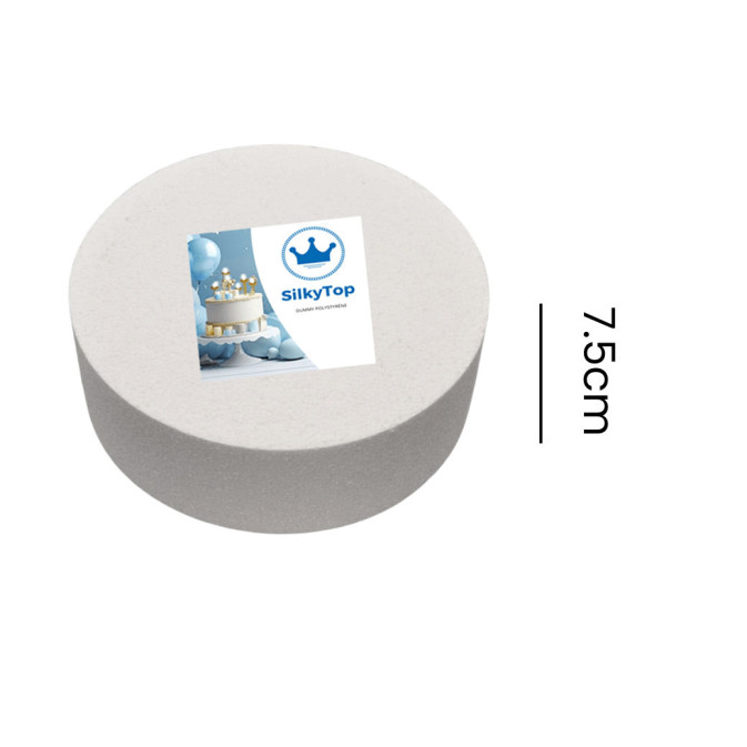 dummy cake silkytop rond 7.5cm de hauteur