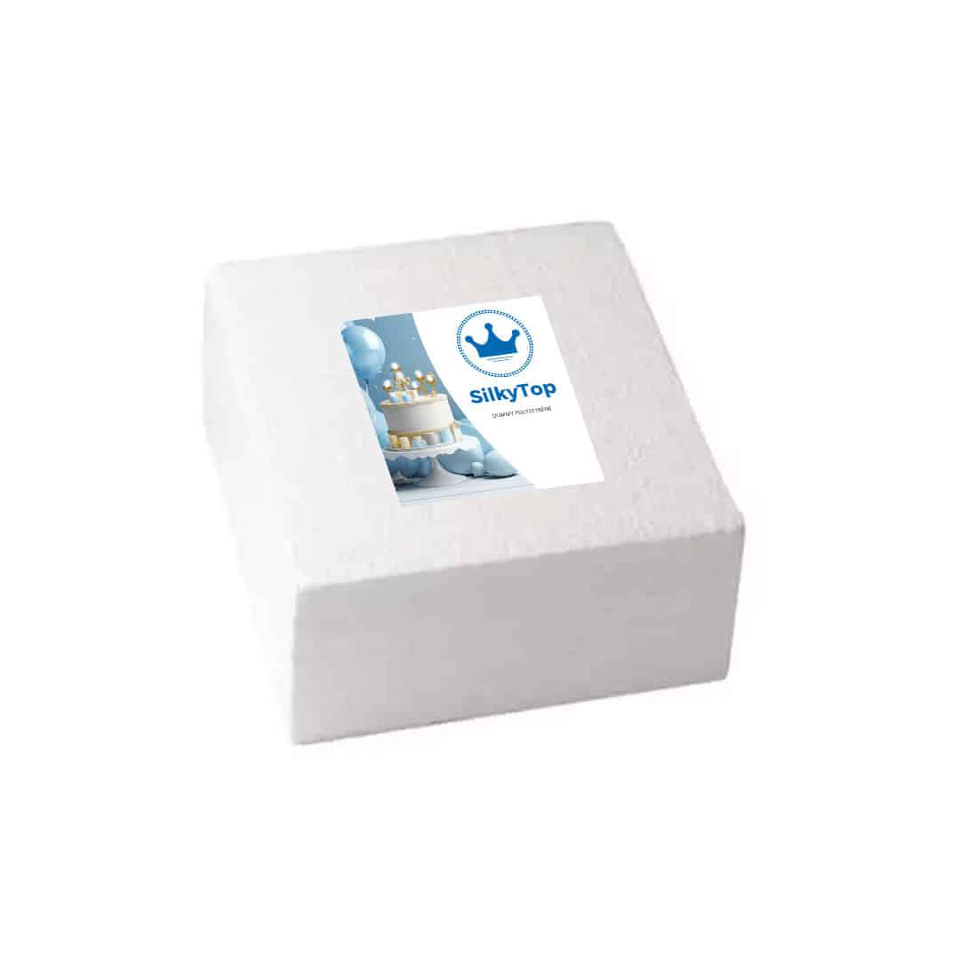 dummy cake carré 10cm de hauteur silkytop