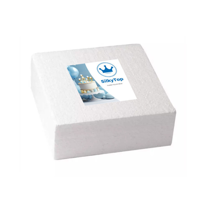 dummy cake silkytop carré 7.5cm de hauteur