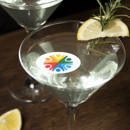 coeur en azyme 3cm pour boisson et cocktail