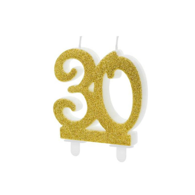 bougie-30-ans-or