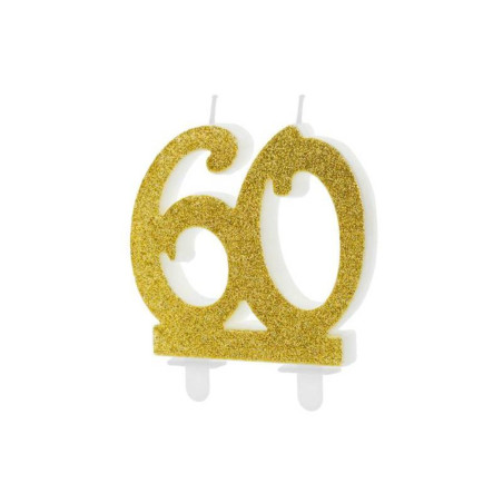 bougie-60-ans-or