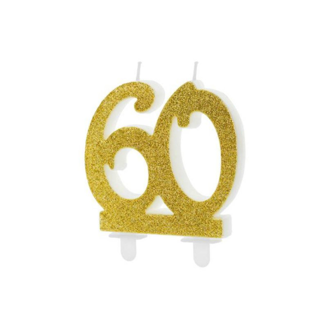 bougie-60-ans-or