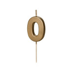 bougie chiffre 0