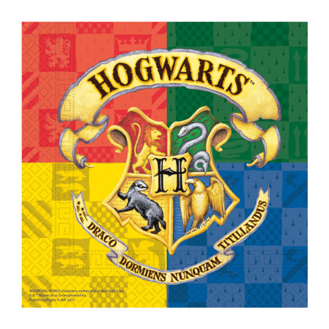 20 serviettes harry potter